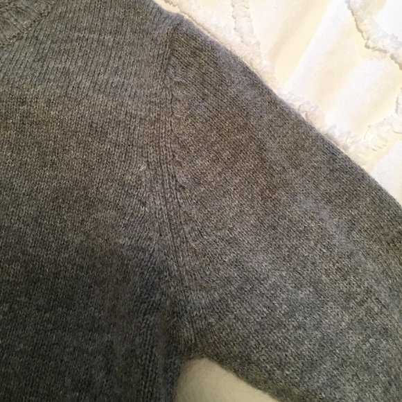 Gray cropped sweater - Picture 4 of 4